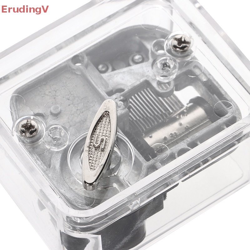 [ErudingV] Hộp Nhạc Bằng Acrylic Thủ Công Sáng Tạo Có Thể Chuyển Động Bằng Tay [Mới]