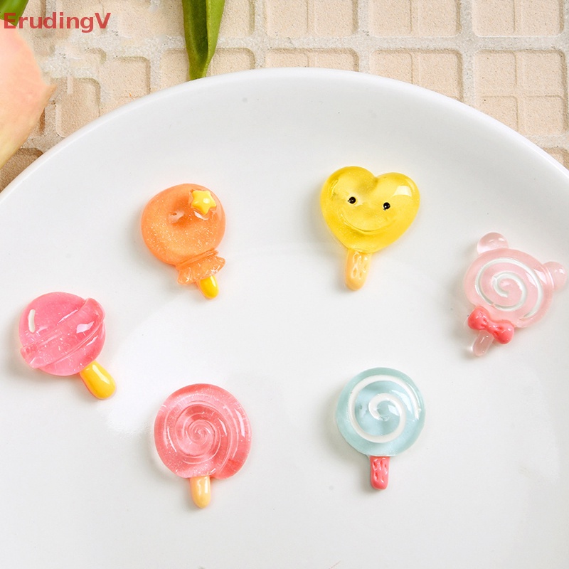 Set 10 Đồ Chơi Búp Bê Gấu Kẹo Lollipop Màu Sắc Ngẫu Nhiên