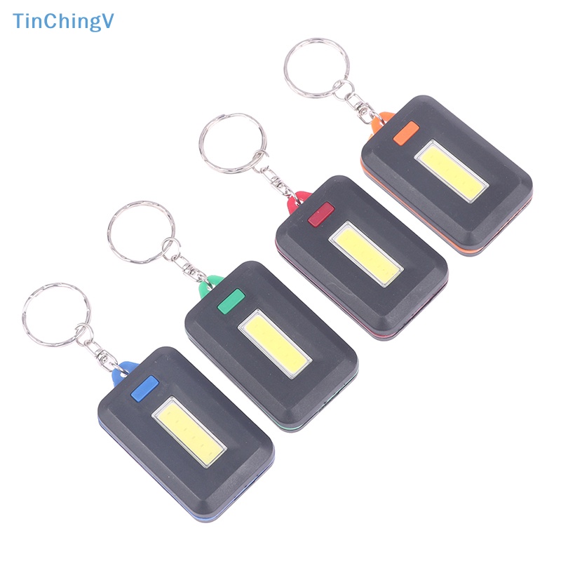 1 Móc Khóa Đèn Pin LED COB Mini Có Thể Mang Đi Tiện Dụng
