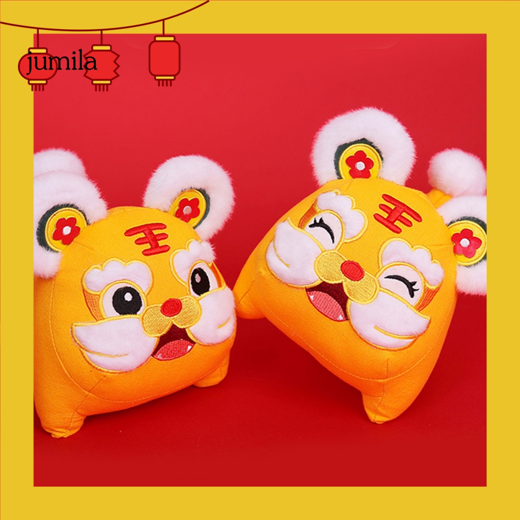 Hổ Nhồi Bông PP Cotton Phong Cách Trung Hoa Dễ Thương Năm Mới 2022