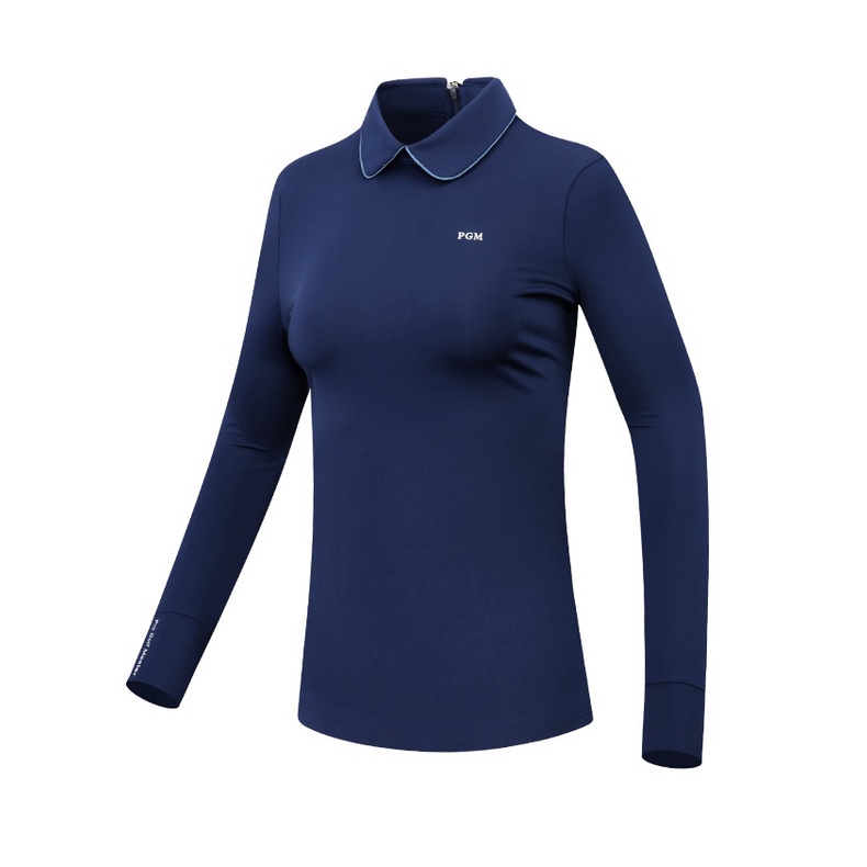 Áo Thun Đánh Golf Tay Dài Cổ Bẻ Chất Liệu Mềm Mại Thoáng Khí Thời Trang Cho Nữ