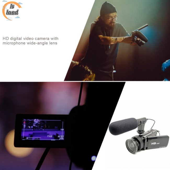 Máy Quay Video Kỹ Thuật Số D100 Hd 16 Million Pixel Góc Rộng Chống Lắc Cầm Tay Dv