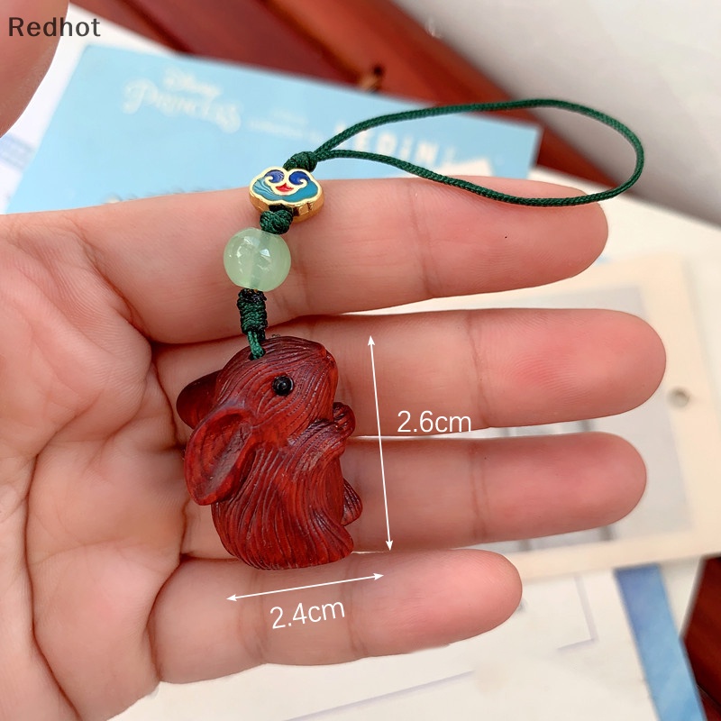 &lt; Redhot &gt; Dây Đeo Điện Thoại / Túi Xách / Móc Khóa Hình Thỏ Màu Đỏ Đang Giảm Giá