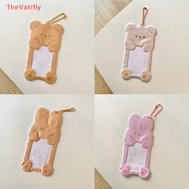 [Thevalifly] Bao Đựng Ảnh Thẻ Hình Gấu Thỏ Mèo Kpop Hoạt Hình HOT