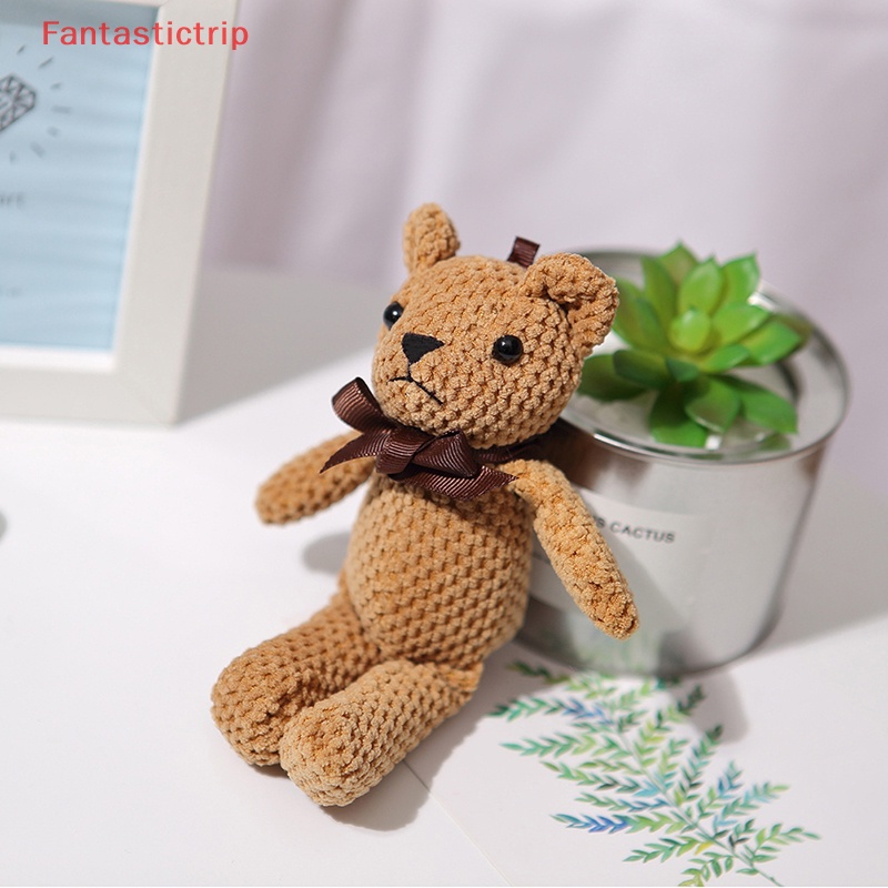 Gấu Nhồi Bông Đeo Chìa Khóa Trang Trí Tiệc Cưới / Sinh Nhật Mới