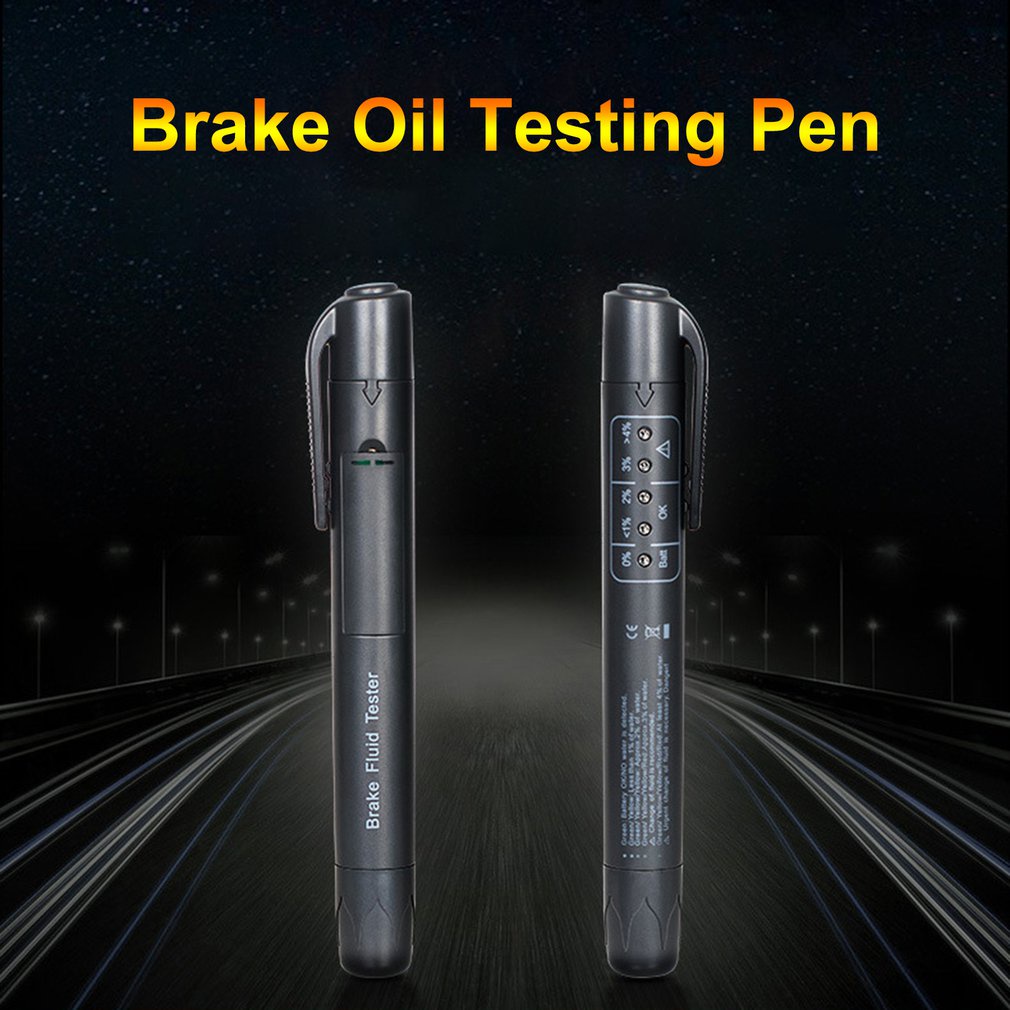 Auto Car Liquid Testing Brake Fluid Tester Check Crake Quality Led Indicator Display Vehicle Tool [Q/4]