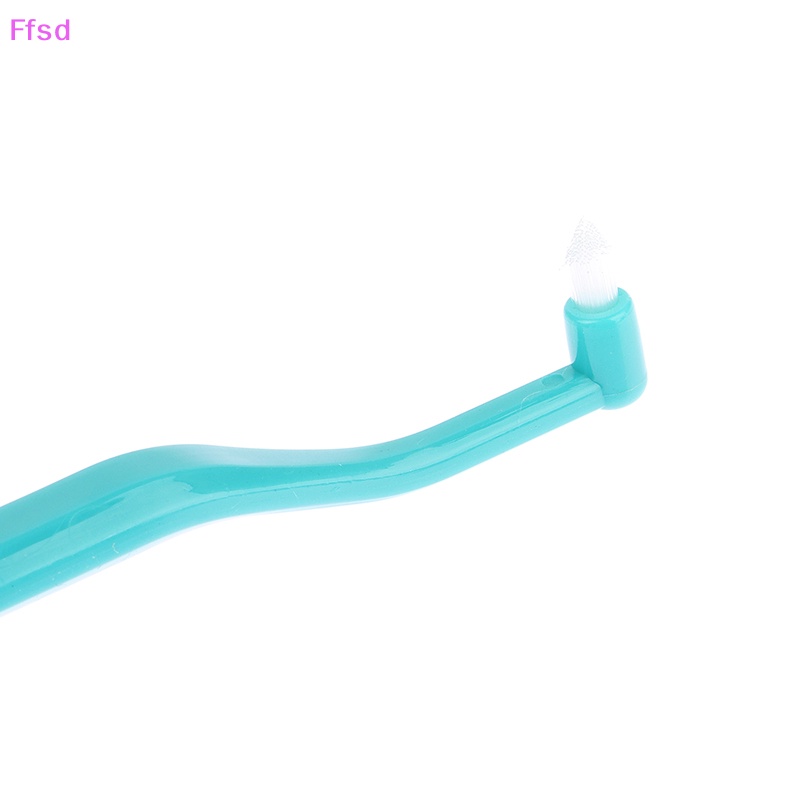 {Ffsd} Bàn Chải Đánh Răng Chỉnh Nha Hai Đầu Mềm Mại * Bán Chạy