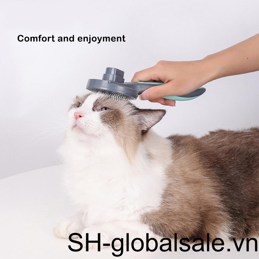 Lược Chải Lông Cho Thú Cưng Tay Cầm Ngắn / Trung Bình / Dài Bằng Thép Không Gỉ
