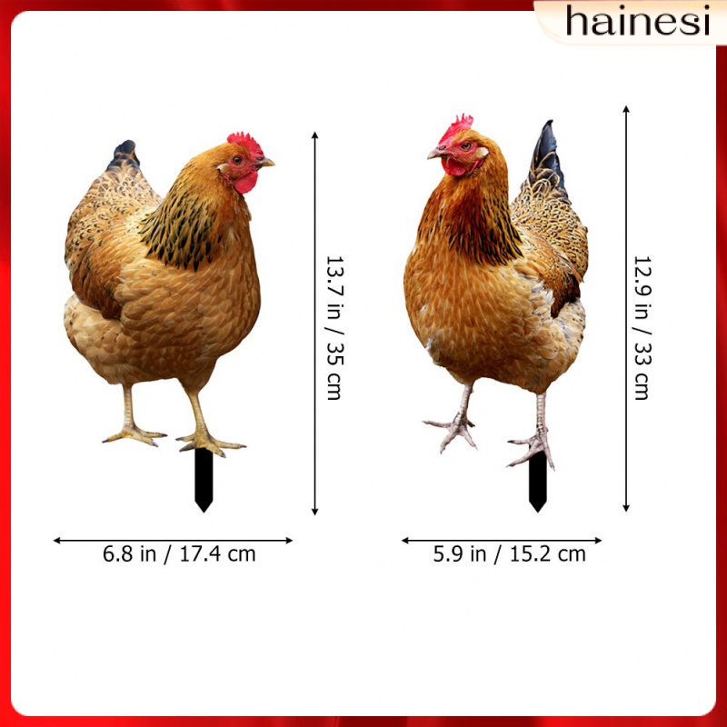 Set 2 Bảng Hiệu Bằng Acrylic Trang Trí Sân Vườn Ngoài Trời