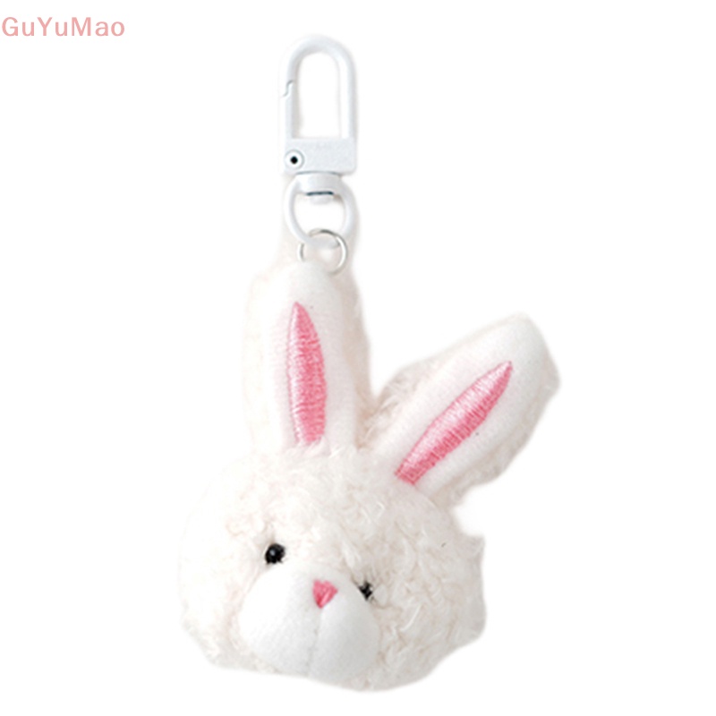 1 Móc Khóa Thỏ Nhồi Bông Hoạt Hình Đáng Yêu