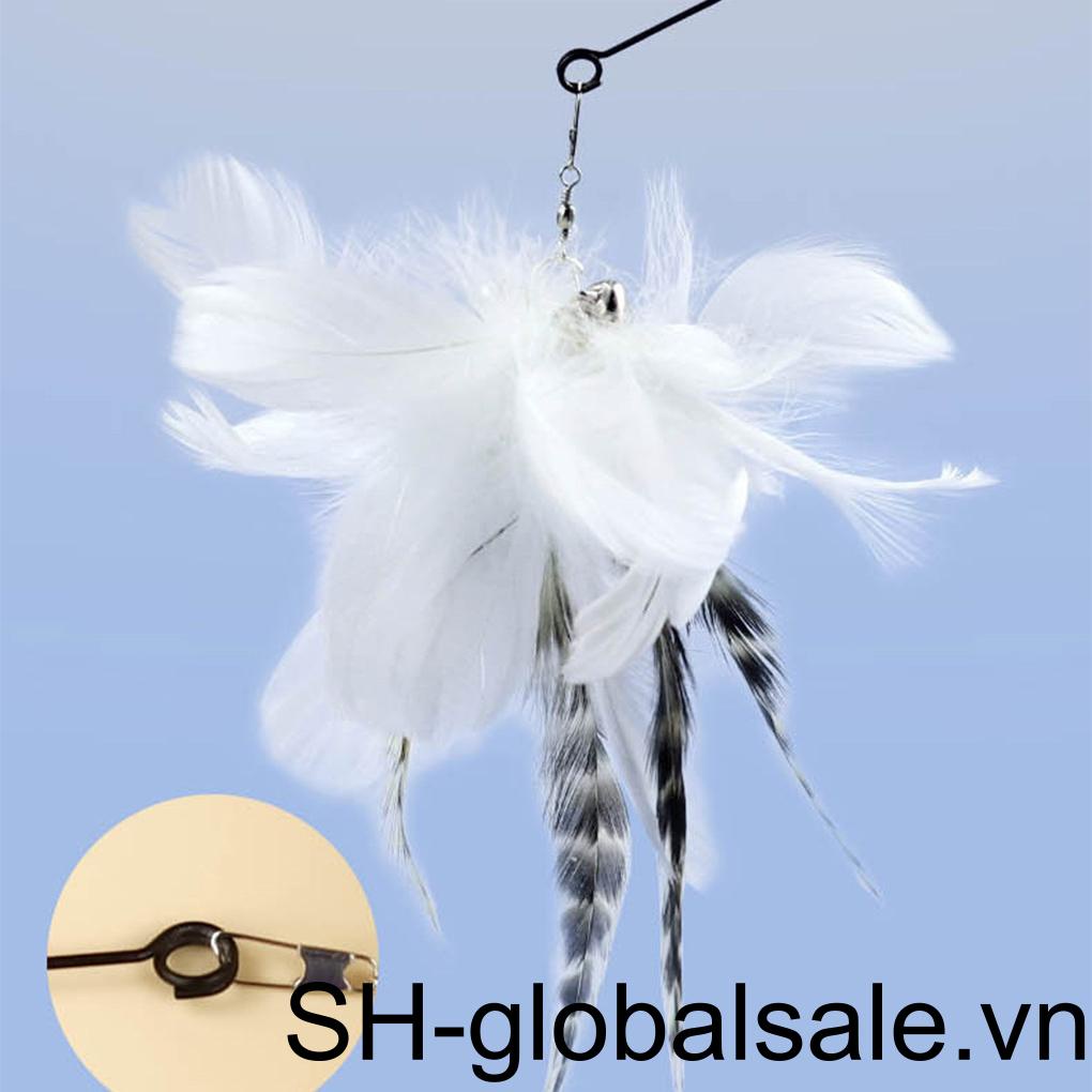 Đồ Chơi Đầu Lông Vũ Bằng Dây Thép PVC Thay Thế Cầm Tay Cho Phòng Khách / Thú Cưng