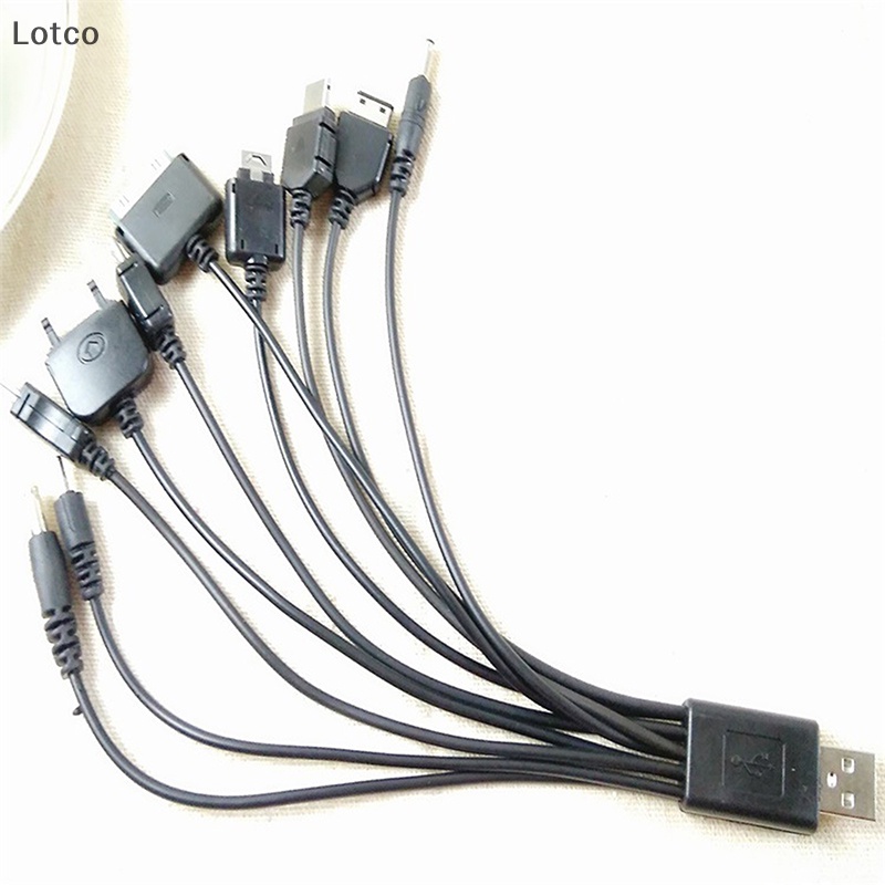 Lotco 10 trong 1 đa chức năng sạc Cáp USB cho Motorola Samsung LG Cáp dữ liệu VN