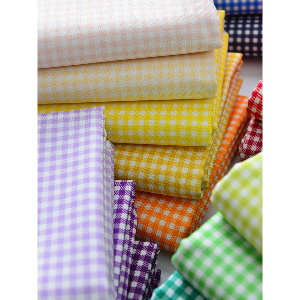 Vải Cotton Dày 4mm Họa Tiết Kẻ Sọc Dùng May Vá