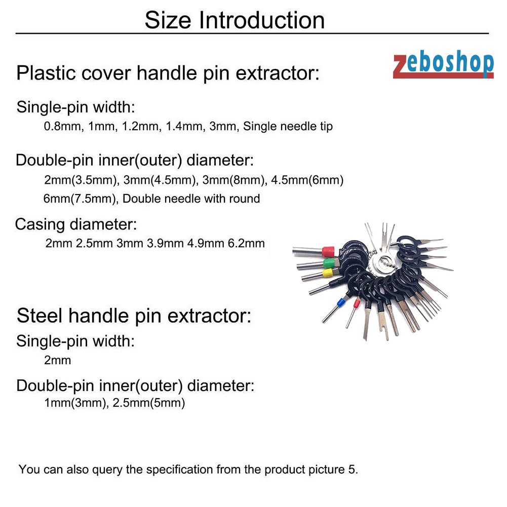 Bộ 21 Dụng Cụ Tháo Gỡ Khóa Dây Điện Thiết Bị Đầu Cuối al