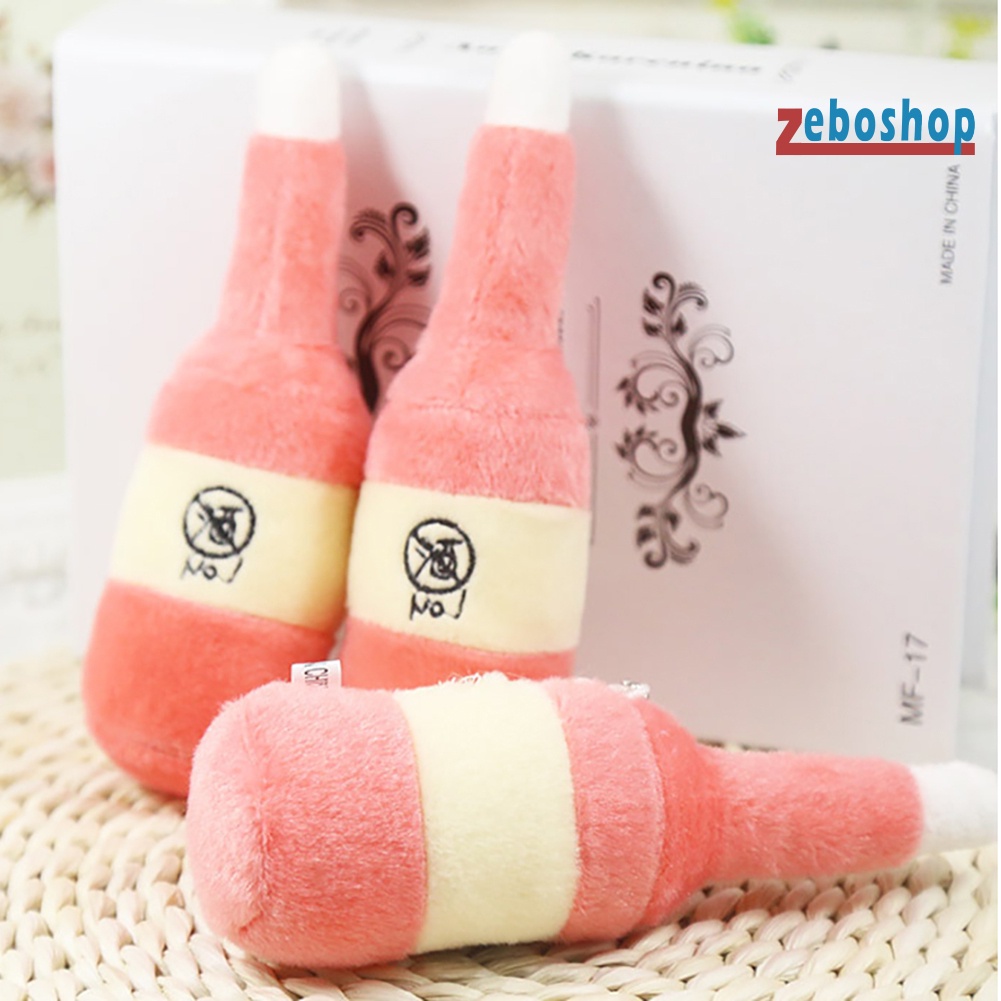 Đồ Chơi Nhồi Bông Mềm Mại Phát Ra Tiếng Kêu Vui Nhộn Cho Thú Cưng