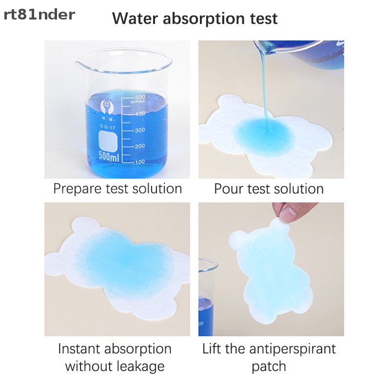 Miếng Dán Thấm Hút Mồ Hôi Vùng Da Dưới Cánh Tay Dùng Một Lần Tiện Lợi