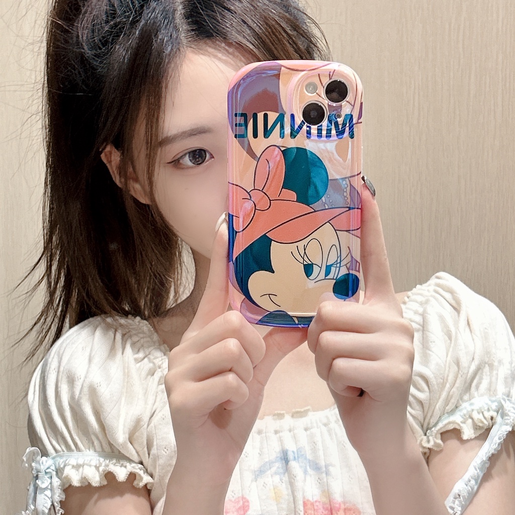 Ốp Điện Thoại TPU Mềm Chống Sốc In Hình Chuột Mickey Minnie Hoạt Hình Cho Apple IPhone 14 13 12 11 Pro Max