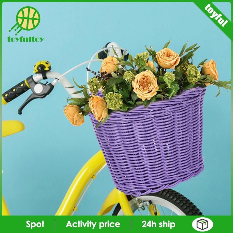 Giỏ Đựng Đồ Gắn Tay Lái Xe Đạp Dễ Lắp Đặt Cho Bé