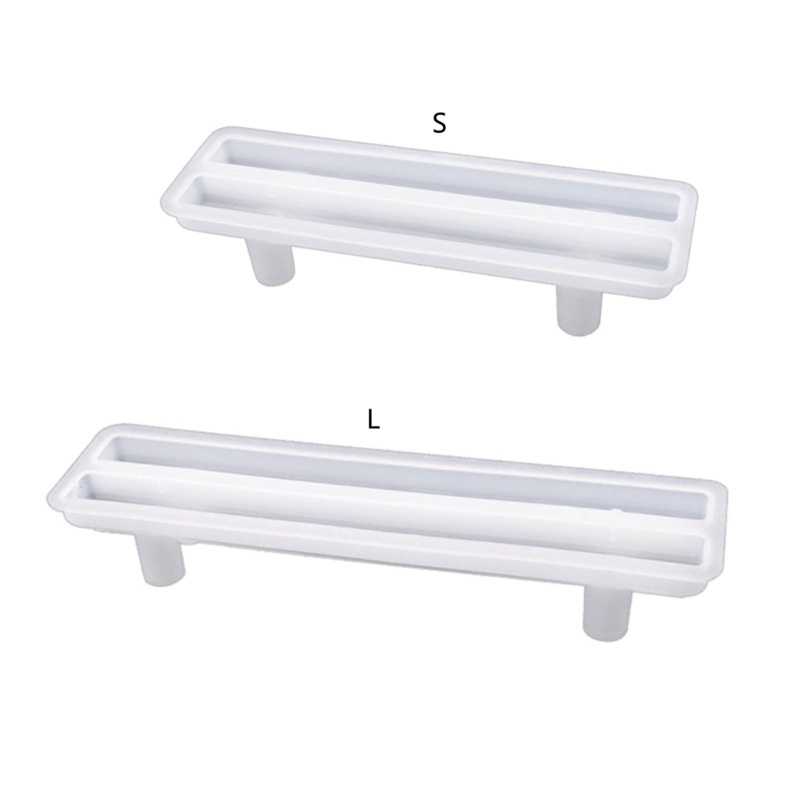 Khuôn Silicone Tạo Hình Làm Khay Đựng Trái Cây Hình Chữ Nhật Tay Cầm Dài