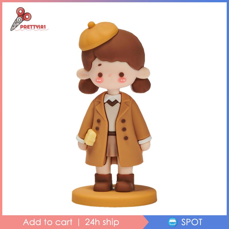 [Prettyia1] Mô Hình Tượng Người Trang Trí Bánh Kem Để Bàn / Để Sách / Ảnh