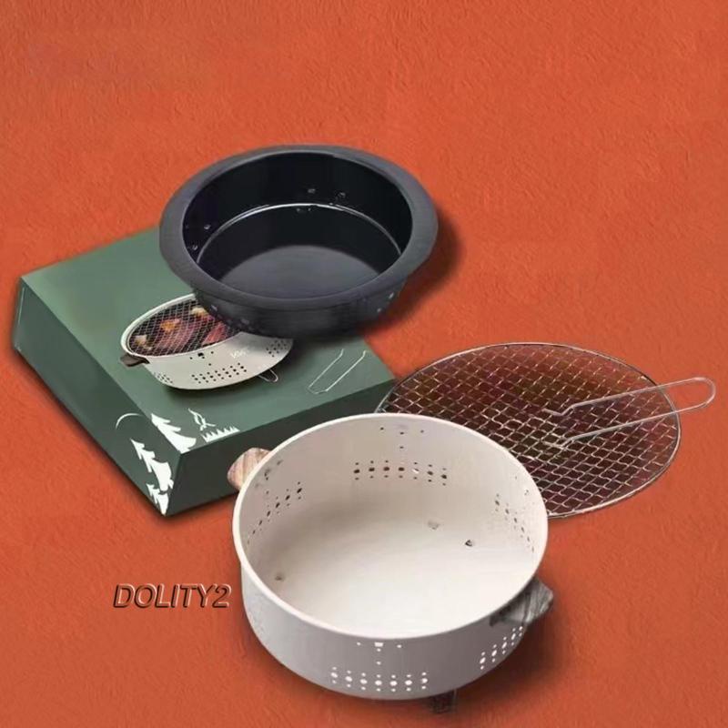 [Dolity2] Vỉ Nướng Bbq Để Bàn Nhỏ Gọn Thiết Thực Cho Hoạt Động Ngoài Trời
