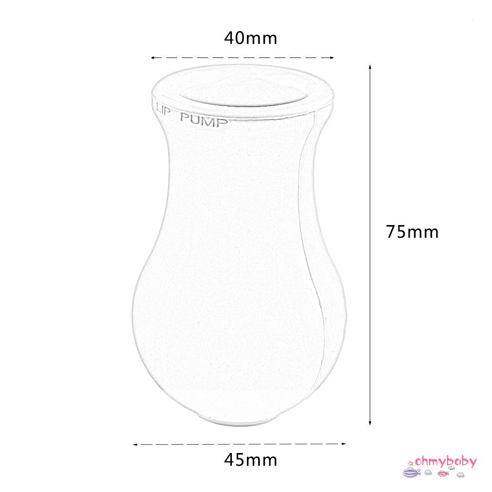 [OMB] Ngộ Nghĩnh Thiết Kế Sáng Tạo Silicone Nữ Môi Căng Mọng Tăng Cường Bị Làm Đẹp Da Mặt Độ Nở Đầy Đặn Dụng Cụ [Z/15]