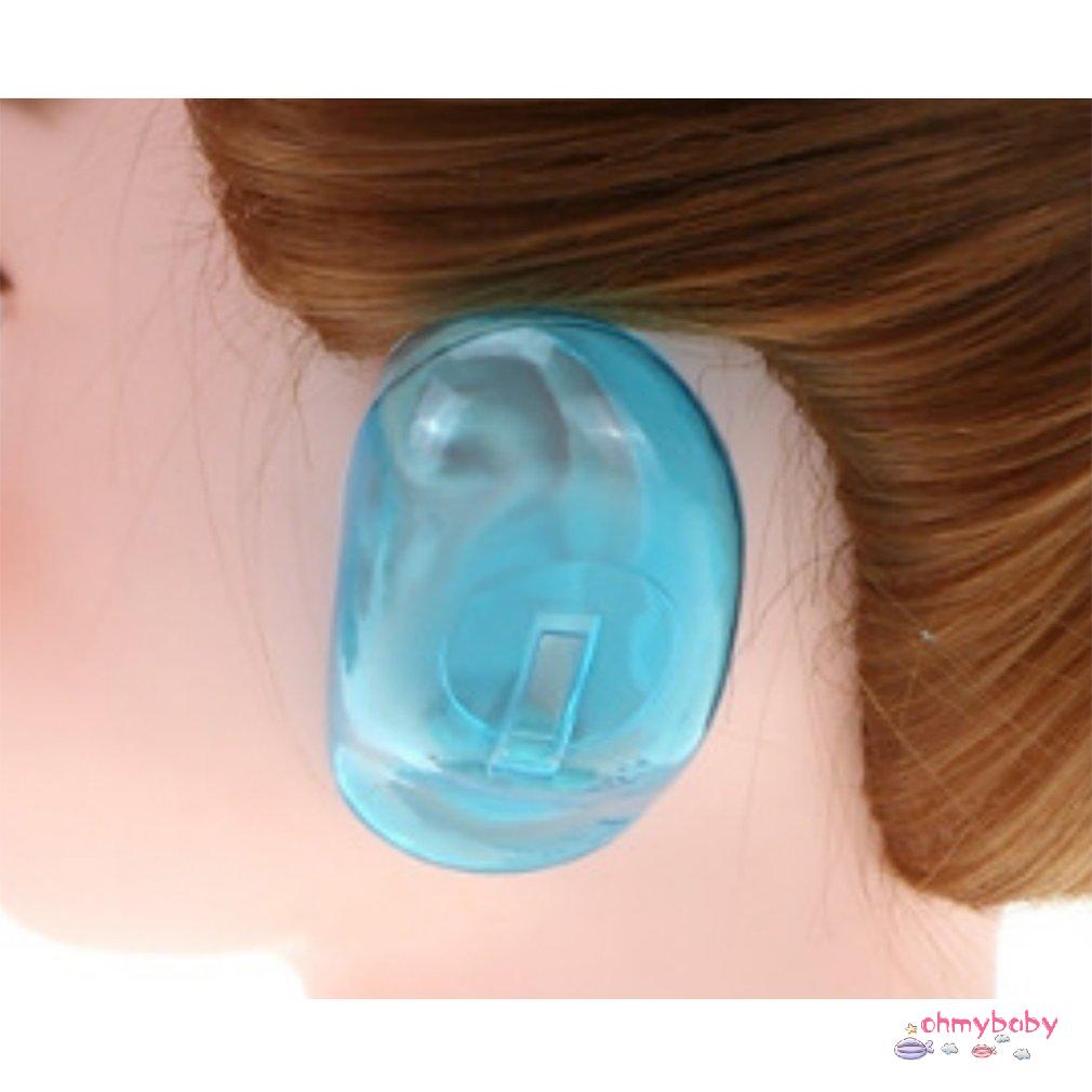 [OMB] Ốp Tóc Nhuộm Bao Tai 2 Nắp Bảo Vệ Du Lịch Màu Tắm Nước Gội Uốn Lá Chắn [Z/10]