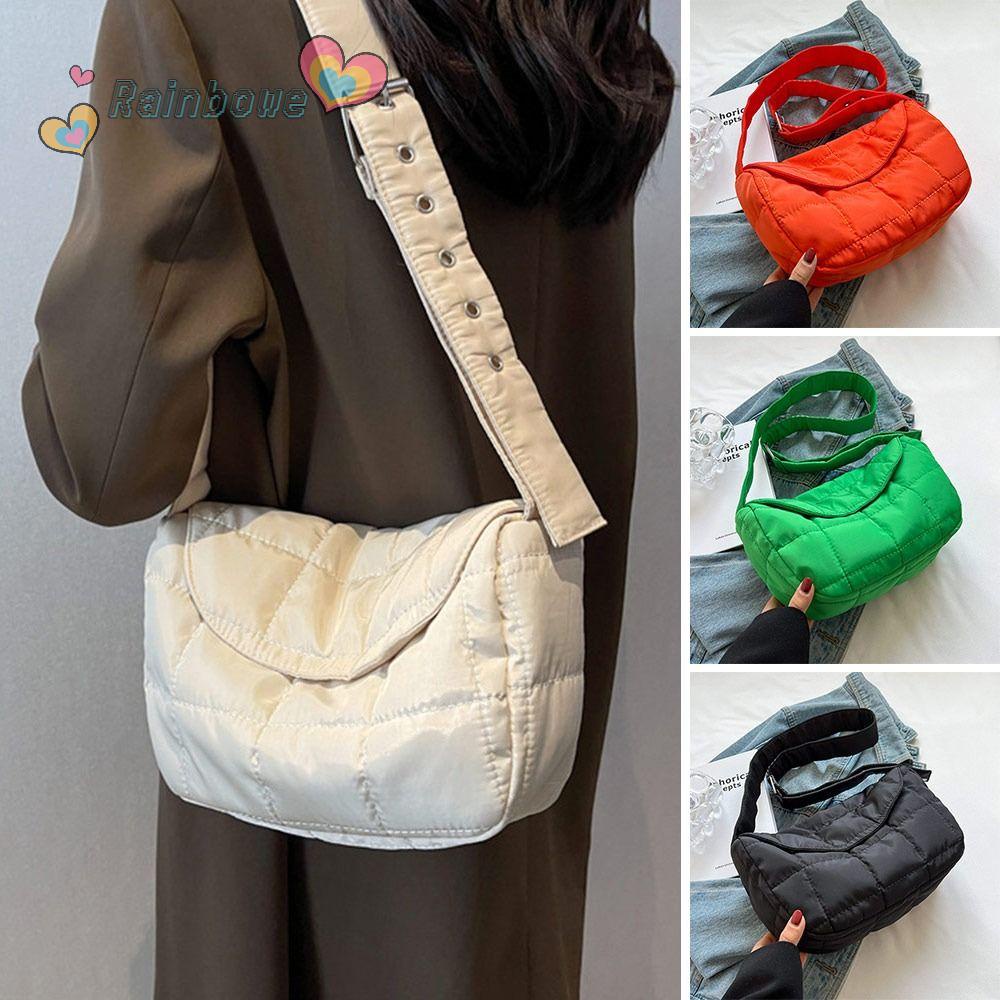 Túi Xách Đeo Vai Màu Sắc Cầu Vồng Thời Trang Cho Nữ
