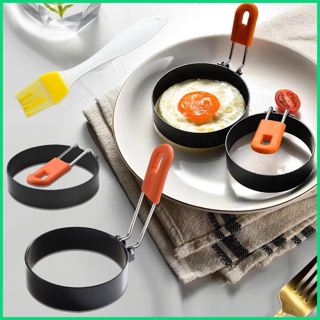 Set 5 Khuôn Chiên Trứng Bằng Thép Không Gỉ