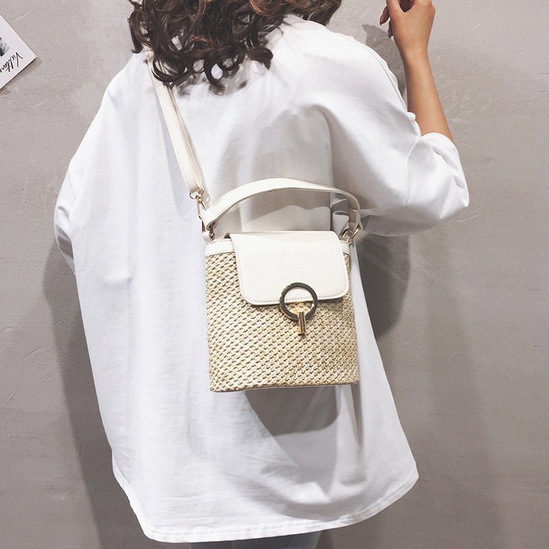 Túi cói Vai Bằng Rơm Thời Trang Sành Điệu Cho Nữ