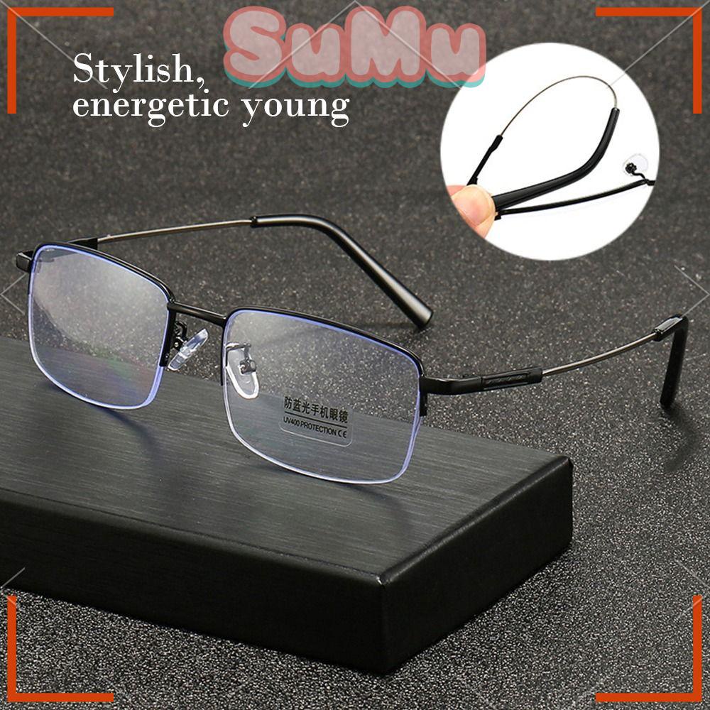 SUMU Kính Đọc Sách Chống Ánh Sáng Xanh Thiết Kế Đơn Giản Phong Cách Vintage Cho