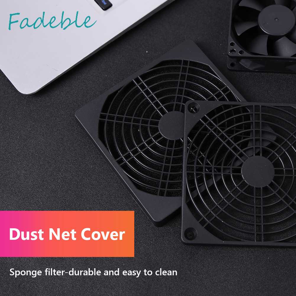 Bộ 5 Tấm Lọc Bụi Bằng Nhựa 60mm 80mm 90mm 120mm Cho Quạt Máy Tính Ốp