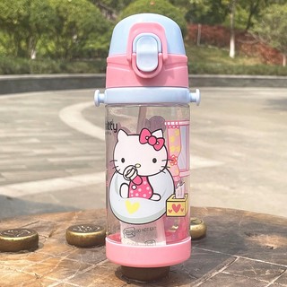SANRIO Bình Nước 450ML Hình Hello Kitty Dễ Thương