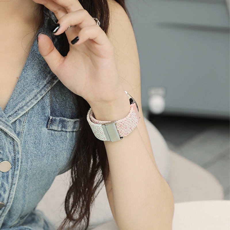 Dây Đeo Nylon Thay Thế Cho Đồng Hồ Thông Minh Samsung Galaxy Watch 5 / 4 / 4 Classic 44mm 40mm 46 42mm 5 Pro