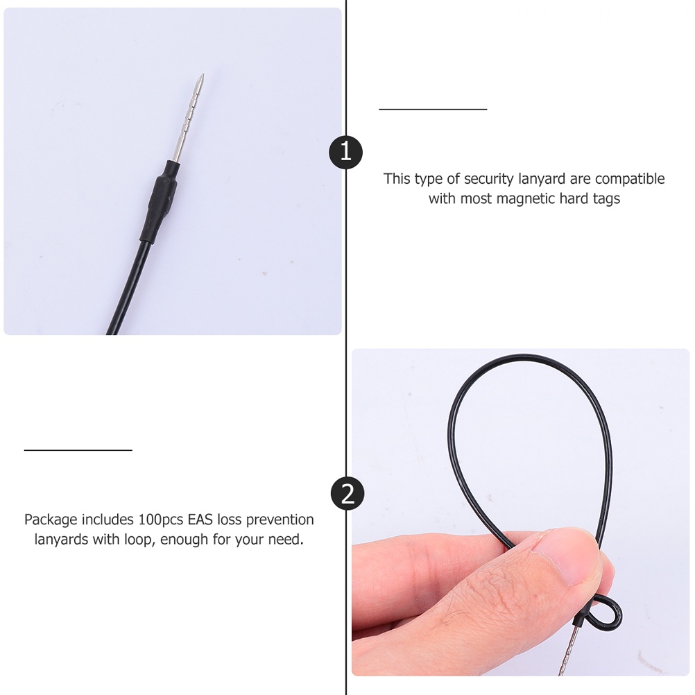 Set 50 Khóa Nam Châm Bằng Thép Không Gỉ 17X0.2CM