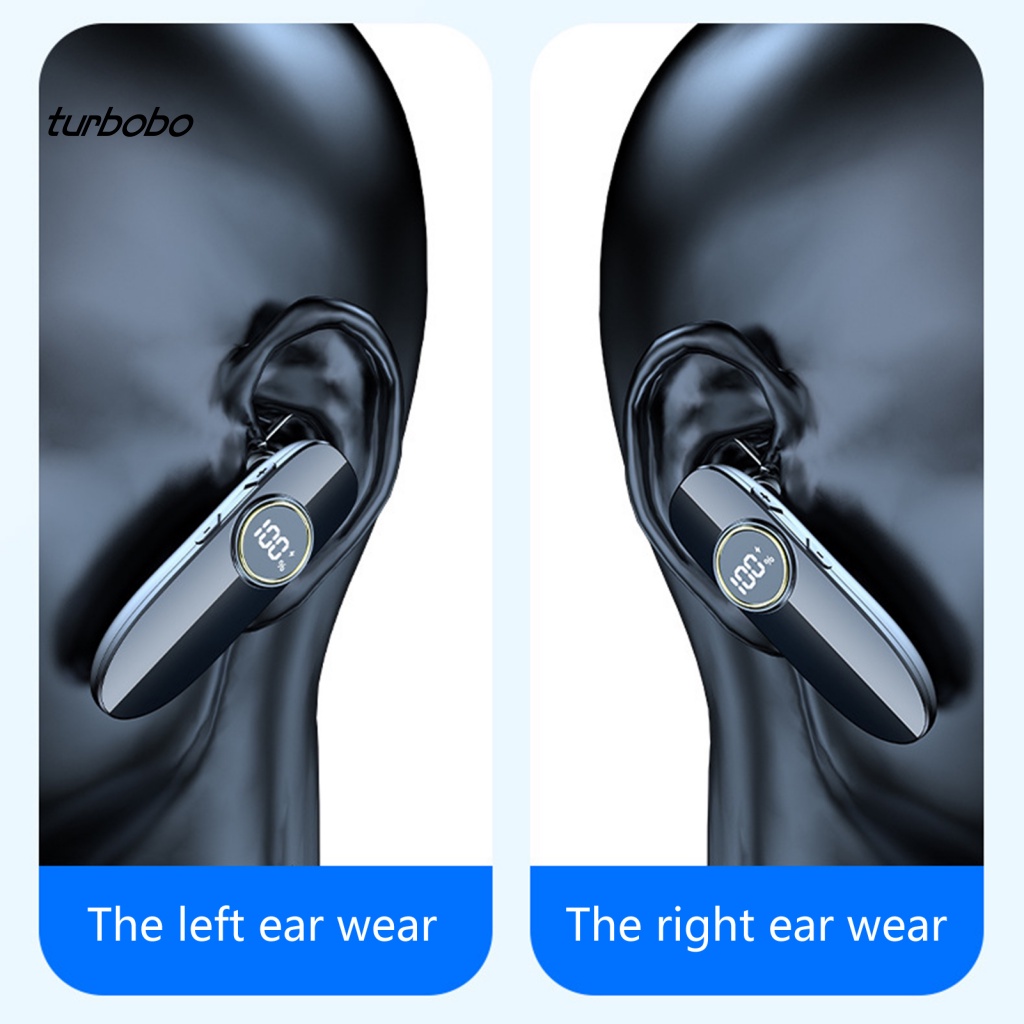 Tai nghe không dây turbobo X15 Móc Vành Tai Chống Ồn Âm Thanh Độ Trung Thực Cao Có Màn Hình Hiển Thị Kỹ Thuật Số 5.0