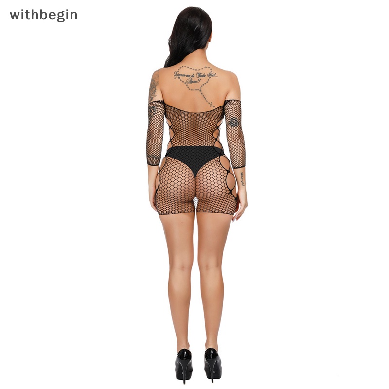 Đầm Ngủ Lưới Xuyên Thấu Quyến Rũ Plus Size Cho Nữ