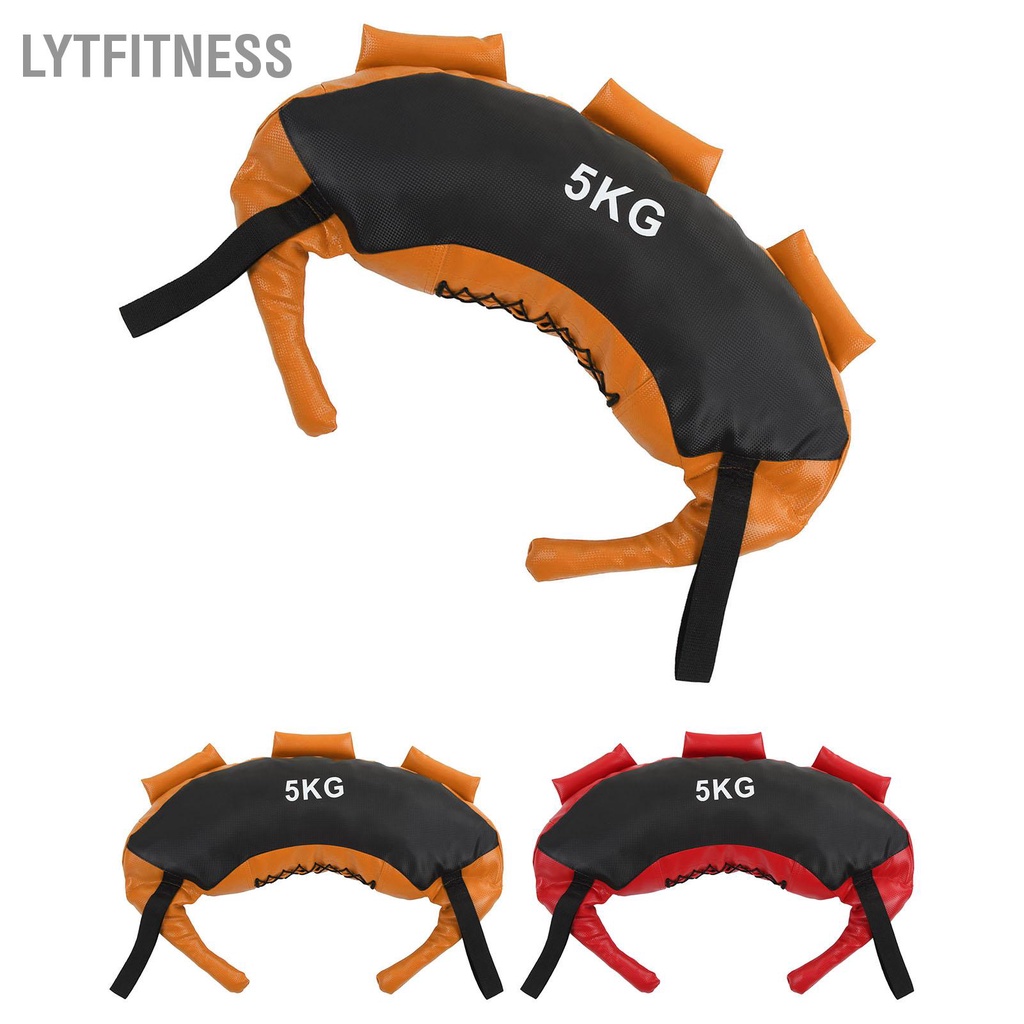 LYTFitness Bao cát Bulgary Vỏ nhựa PVC Túi tập thể dục di động cho phòng hình Tập luyện chéo