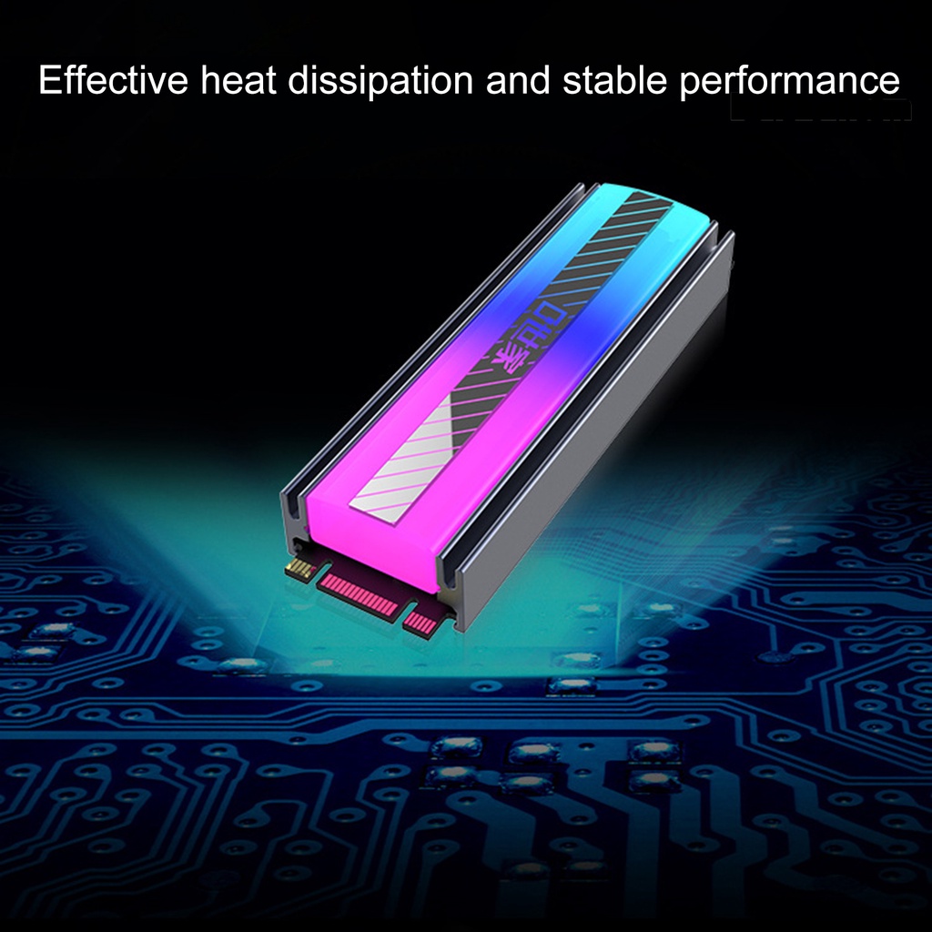 Đế Tản Nhiệt Ổ Cứng SSD ARGB M.2 2280 5V 3Pin SSD Chuyên Dụng