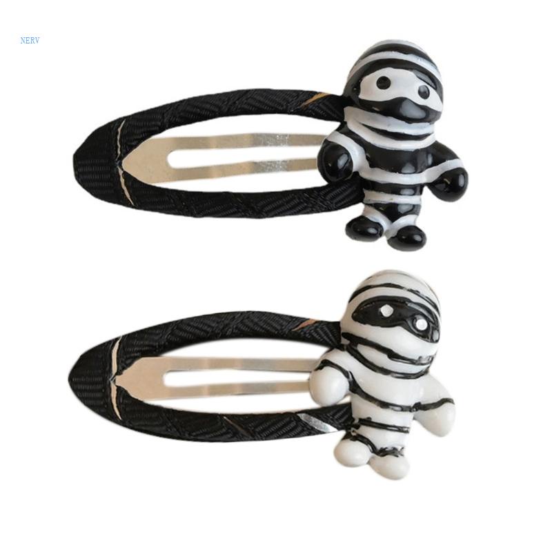 Kẹp Tóc Trang Trí Hình NERV Y2K Cho Nữ