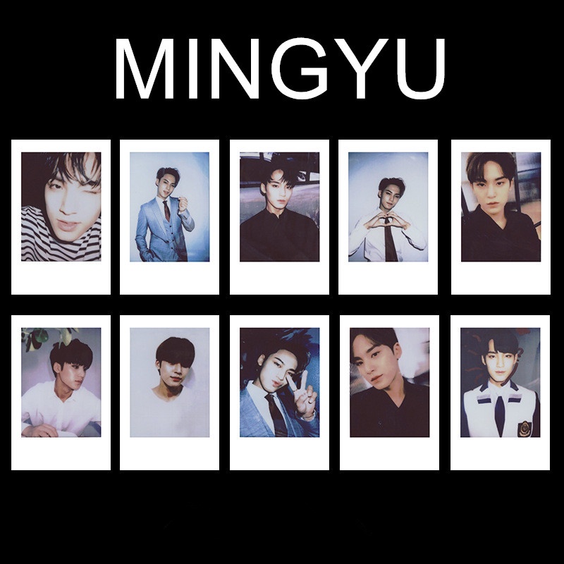 Set 10 Tấm Ảnh Lomo Card Nhóm Nhạc SEVENTEEN