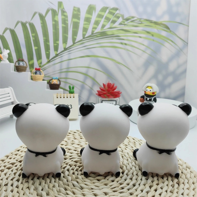 Đồ Chơi Nắn Bóp Đàn Hồi Giảm Stress Hình Gấu Trúc Hoạt Hình