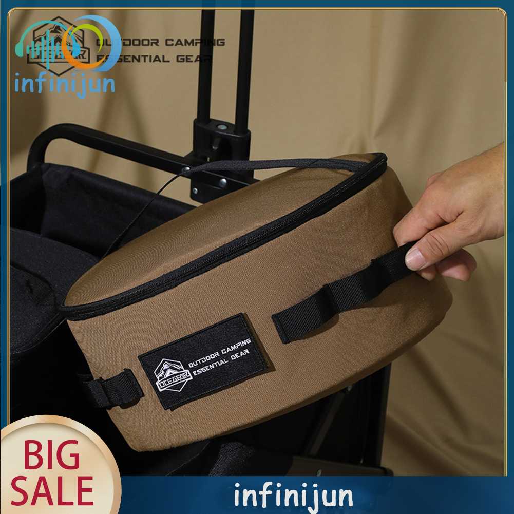 Túi Đựng Dụng Cụ Nấu Ăn Cắm Trại Chống Rơi Vỡ Giá Đỡ