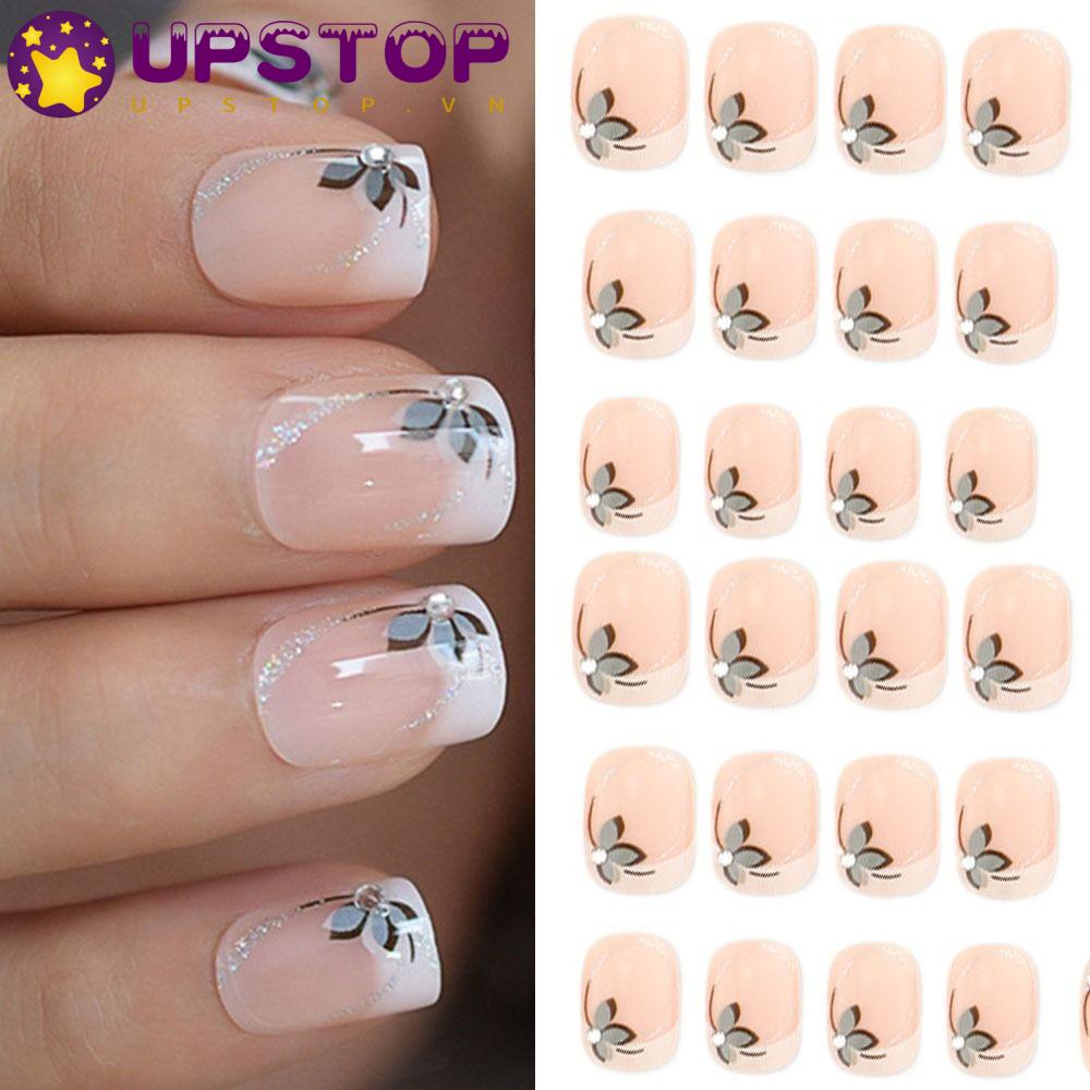 Set 24 Móng Tay Giả Có Thể Tháo Rời