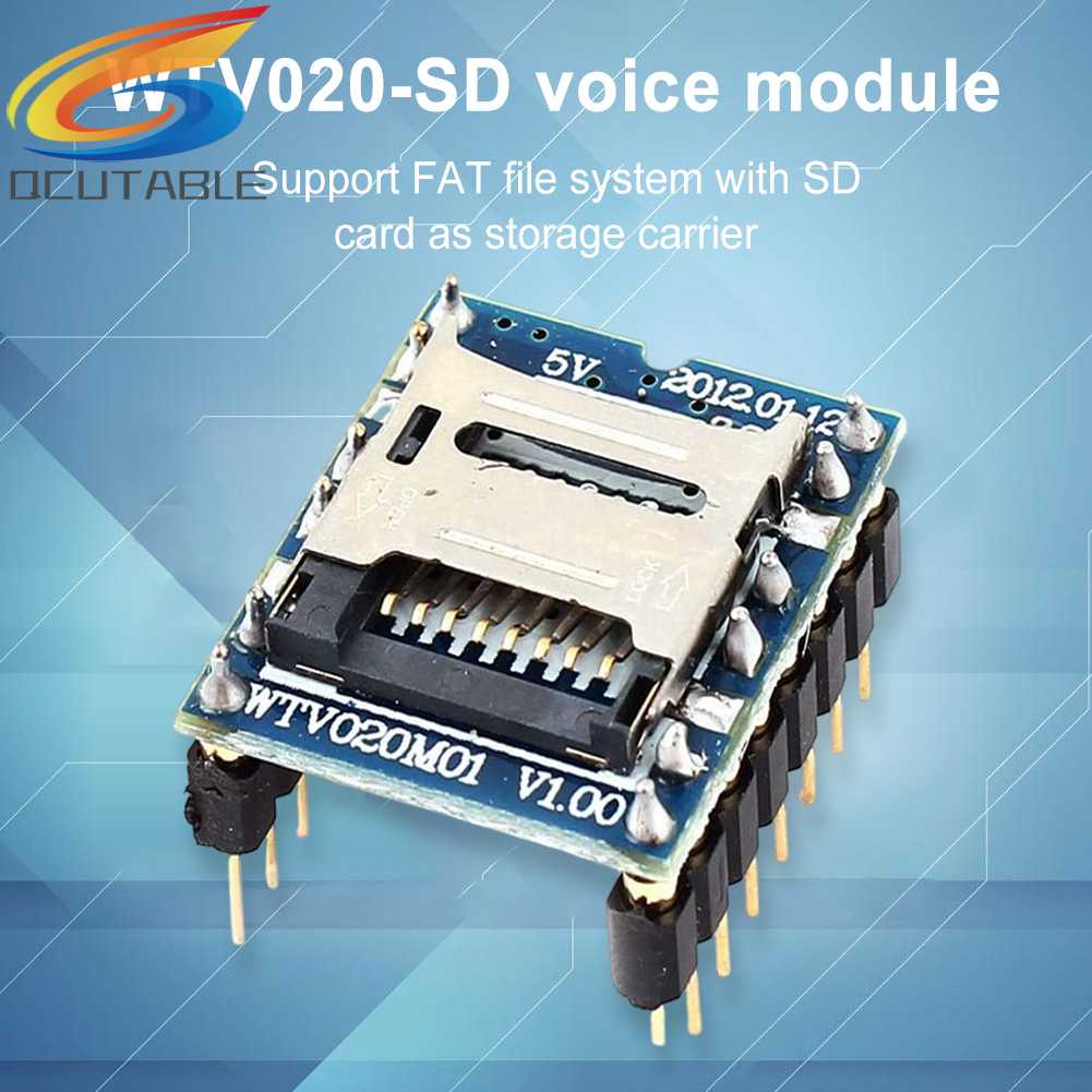 Mô Đun Âm Thanh Thẻ Nhớ SD MP3 WTV020-SD 32M-1GB