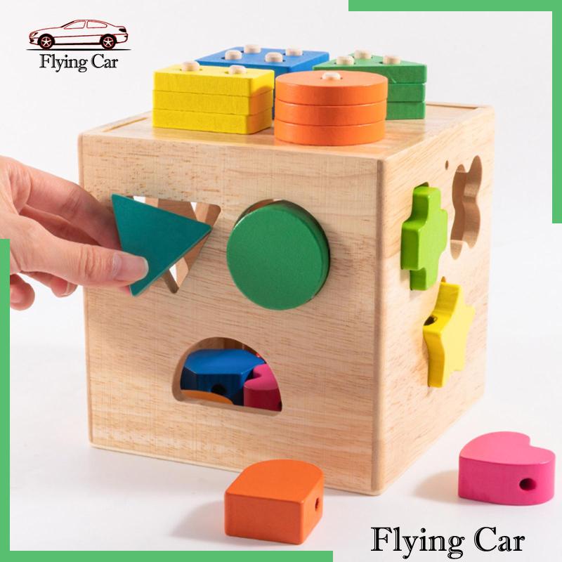 Hộp Đồ Chơi Lắp Ráp Bằng Gỗ Lzdjfmy2 Dành Cho Bé Mẫu Giáo 2-3 Tuổi