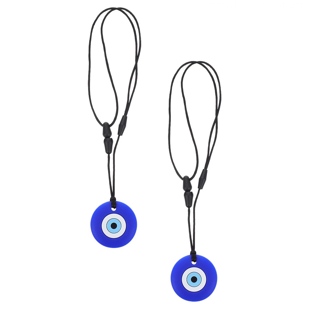 Bộ 2 Vòng Cổ Silicone Cho Bé Gặm