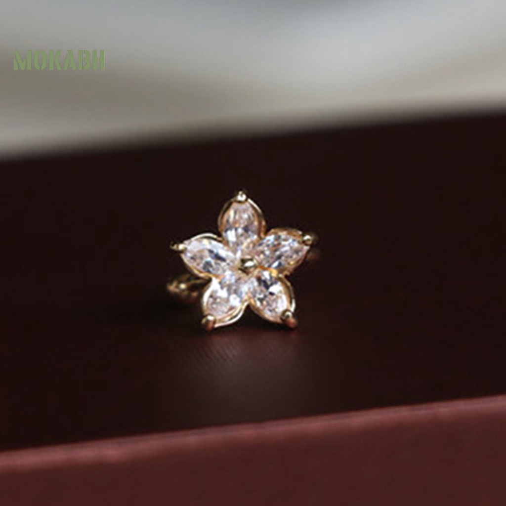 1 Khuyên Tai Hợp Kim Hình Chữ U Không Phai Màu Không Dễ Gỉ