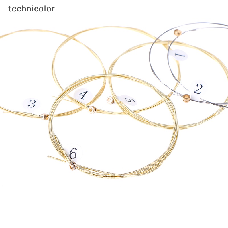 Set 1 / 6 Dây Đàn Ghi Ta Bằng Thép Mạ Niken Chuyên Dụng