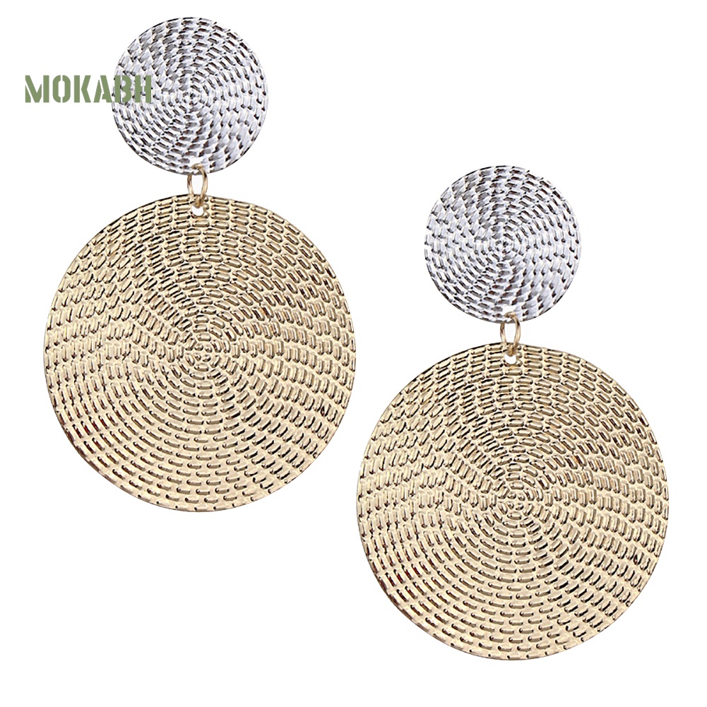 Bông Tai Hình Tròn Lớn Thời Trang Dành Cho Nữ